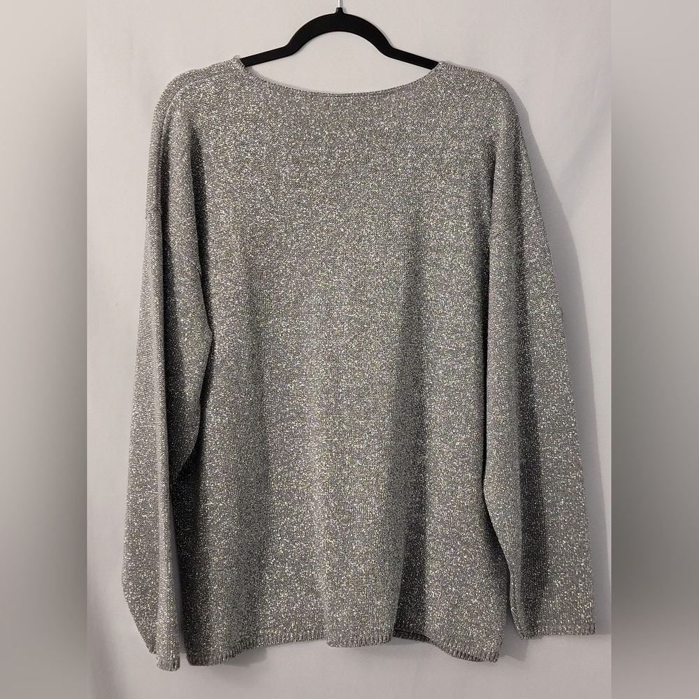 Dana Scott Vintage Metallic Top Size M - Picture 5 of 6